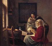 Johannes Vermeer, Girl interrupted at her music